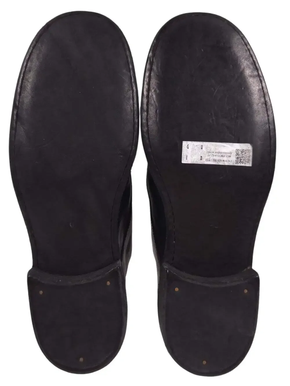 Guidi 792V Classic Horse Derby Shoes US 7 EU 40 Mens Black Leather